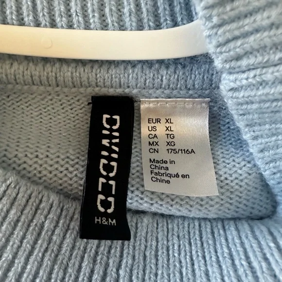 H&M Butterfly Cowl Neck Knit Sweater - Picture 2 of 4